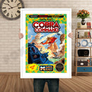 COBRA COMMAND Retro GAME INSPIRED THEME Nintendo NES Gaming A4 A3 A2 Or A1 Poster Art 95