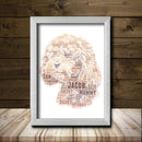 Personalised Cockapoo 1 Word Art Poster Dog Print