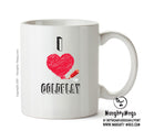 I Love COLDPLAY Celebrity Mug