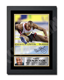 COLIN JACKSON Limited Edition Athletics Signed Print - Athletic