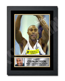 COLIN JACKSON 2 Limited Edition Athletics Signed Print - Athletic