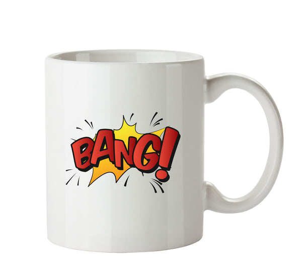 Comic Style BANG Mug – printed mug product image 1