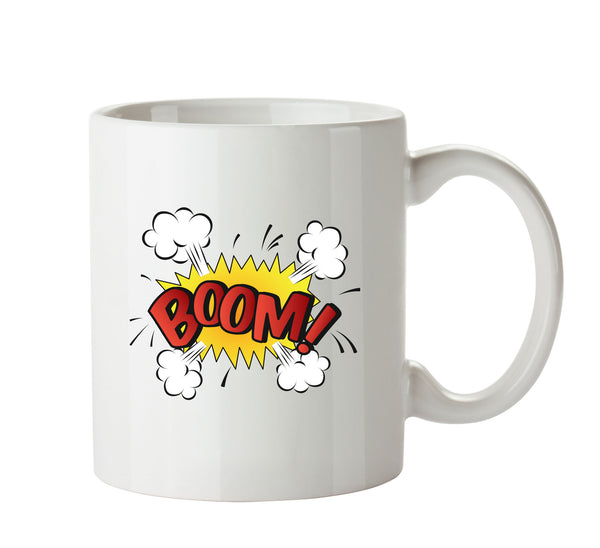 Comic Style BOOM Mug – printed mug product image 1