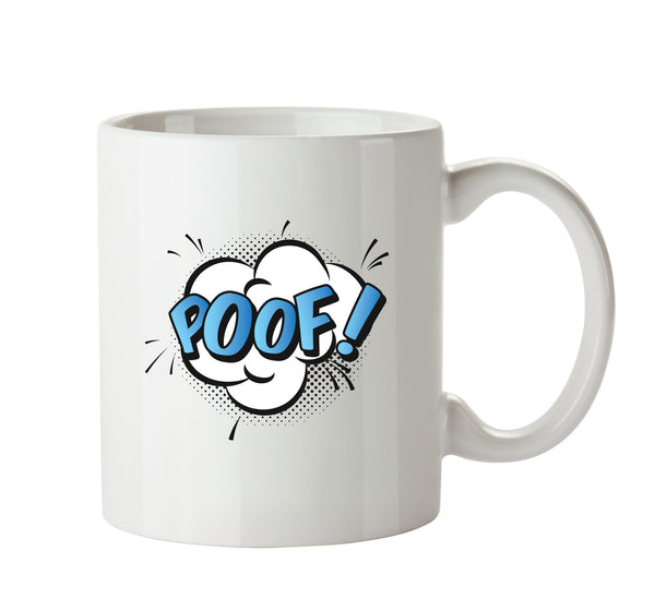 Comic Style POOF Mug – printed mug product image 1
