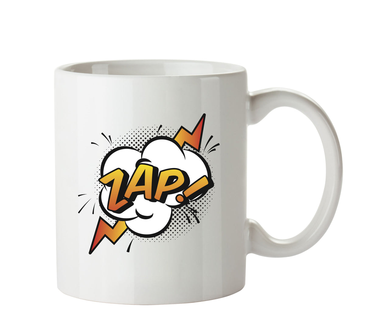 Comic Style ZAP Mug – printed mug product image 1