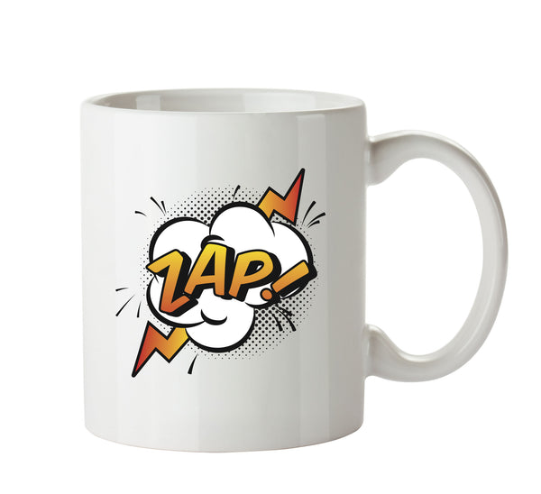 Comic Style ZAP Mug – printed mug product image 1