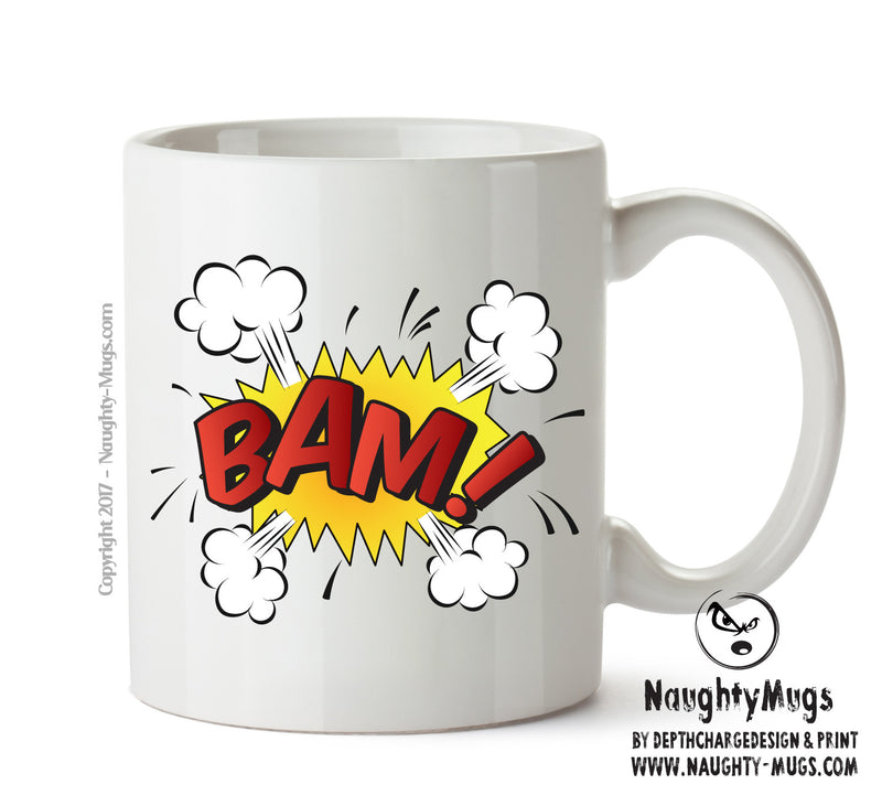 Comic Style BAM Mug