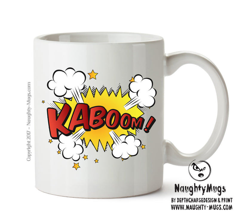 Comic Style KABOOM Mug