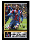 CONNOR WICKHAM Limited Edition Football Player Signed Print - Football