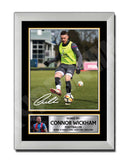 CONNOR WICKHAM 2 Limited Edition Football Player Signed Print - Football