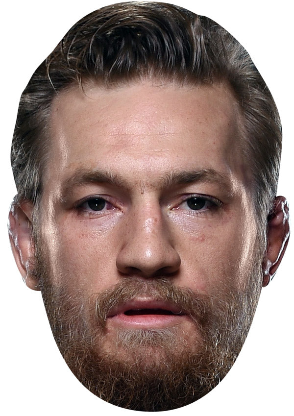 CONOR MCGREGOR JB - Boxing Fancy Dress Cardboard Celebrity Party Face Mask