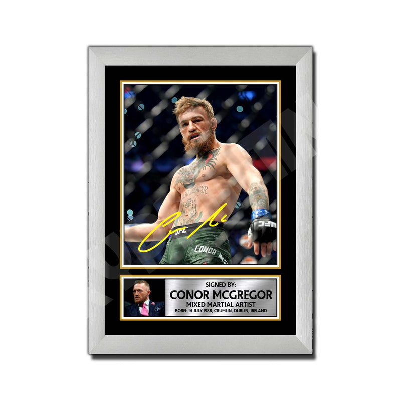 CONOR MCGREGOR (2) Limited Edition MMA Wrestler Signed Print - MMA Wrestling