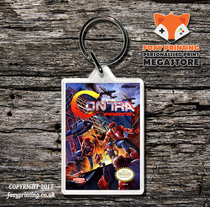 Conquest Of Crystal Palace Retro NES Game Cover Art Gaming Keyring