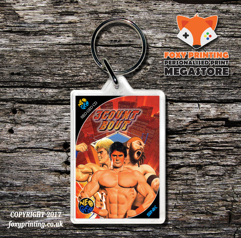 COUNT BOUT NEO GEO CD Game Inspired Retro Gaming Keyring
