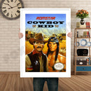 COWBOY KID Retro GAME INSPIRED THEME Nintendo NES Gaming A4 A3 A2 Or A1 Poster Art 100