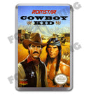Cowboy Kid Retro Nintendo NES Game Inspired Fridge Magnet 100