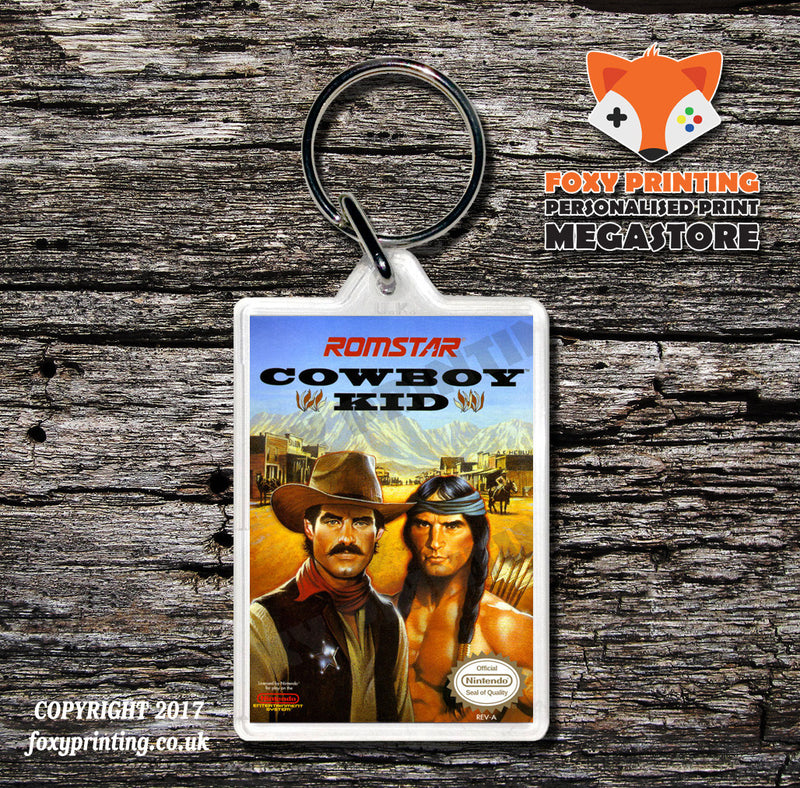 COOL WORLD Retro NES Game Cover Art Gaming Keyring