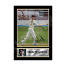 CRAIG KIESWETTER 2 Limited Edition Cricketer Signed Print - Cricket Player