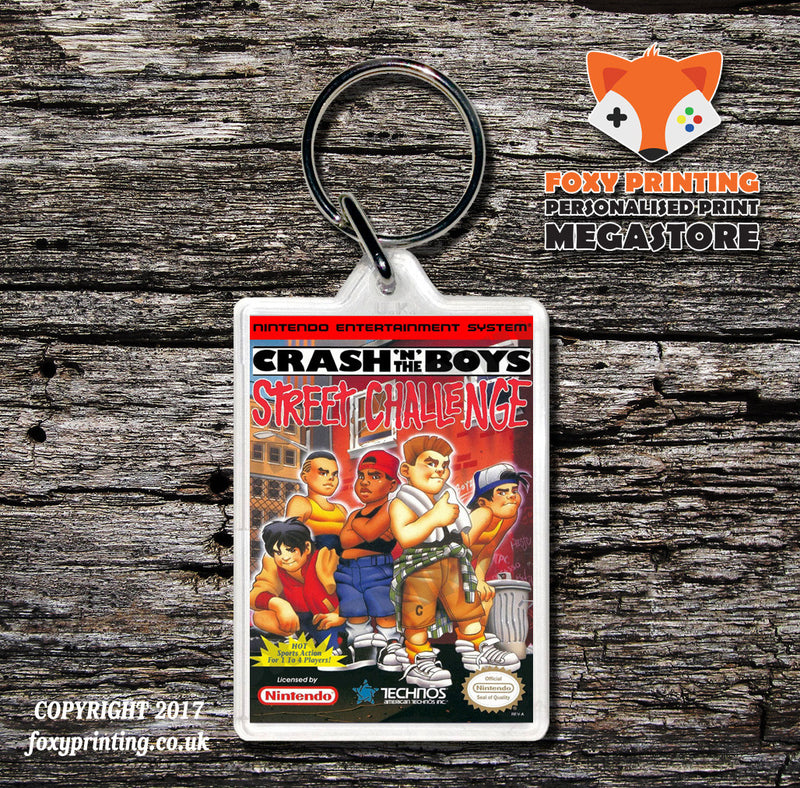 COWBOY KID Retro NES Game Cover Art Gaming Keyring