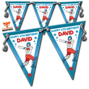CRICKET PARTY Bunting Premium Party Decorations  (Standard Bunting (14.8cm X 21cm))