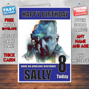 CRIMINAL MOVIE BM 1 THEME INSPIRED Style PERSONALISED Kids Adult FUNNY Birthday Card