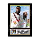 CURTLY AMBROSE _ COURTNEY Limited Edition Cricketer Signed Print - Cricket Player