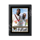 CURTLY AMBROSE _ COURTNEY Limited Edition Cricketer Signed Print - Cricket Player