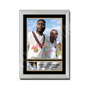 CURTLY AMBROSE _ COURTNEY Limited Edition Cricketer Signed Print - Cricket Player