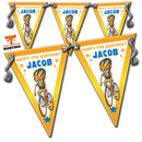 CYCLING PARTY Bunting Premium Party Decorations  (Standard Bunting (14.8cm X 21cm))