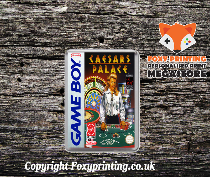 Caesars Palace Nintendo DS Style Retro Gaming Magnet