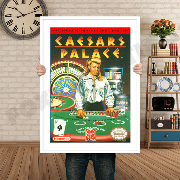 Caesars Palace Retro Game Inspired Theme Nintendo NES Gaming