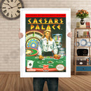 Caesars Palace Retro GAME INSPIRED THEME Nintendo NES Gaming A4 A3 A2 Or A1 Poster Art 157