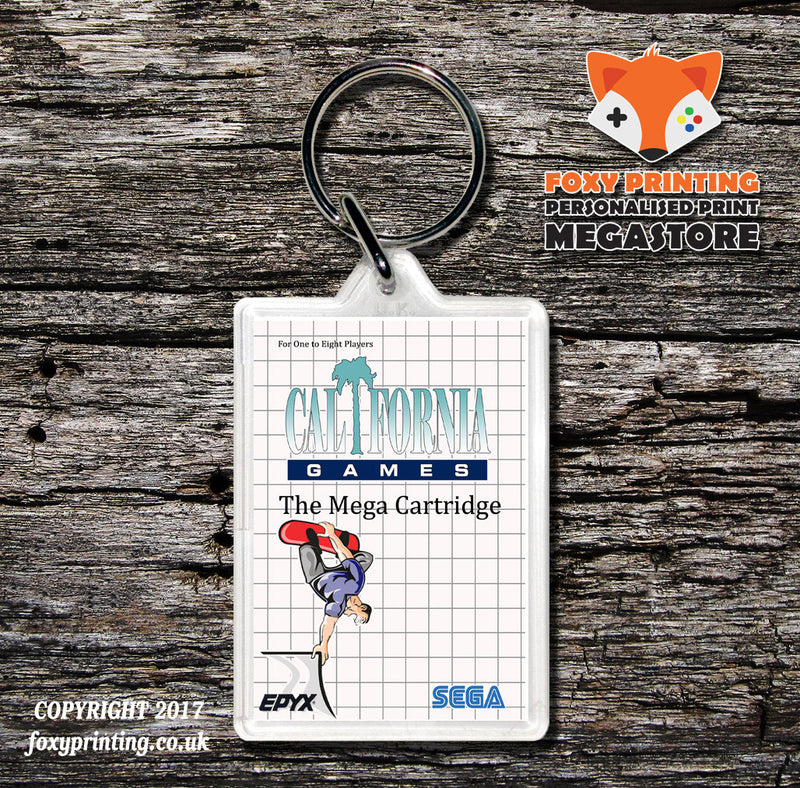 California Games - Sega Master System Keyring