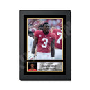 Calvin Ridley 1 Limited Edition Football Signed Print - American Footballer