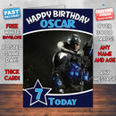 Captain Cold Injustice 2 Inspired Style Game Kids Inspired Birthday Card (SA)