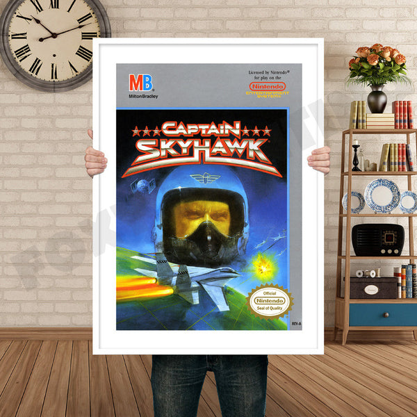 Captain Skyhawk Retro Game Inspired Theme Nintendo NES Gaming