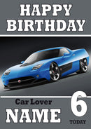 Personalised Mazda RS THEME INSPIRED Style PERSONALISED Kids Adult FUNNY Birthday Card