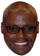 CARL LEWIS JB - Athletics Fancy Dress Cardboard Celebrity Party Face Mask