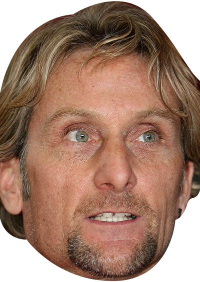 Carl Fogarty SPORTS Celebrity Face Mask Fancy Dress Cardboard Costume Mask