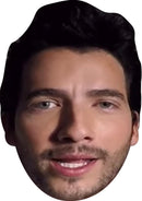 Carlos Torres The Queen of Flow Celebrity Party Face Mask