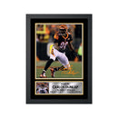 Carlos Dunlap Limited Edition Football Signed Print - American Footballer