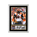 Carlos Dunlap 2 Limited Edition Football Signed Print - American Footballer