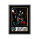 Carlos Hyde Limited Edition Football Signed Print - American Footballer