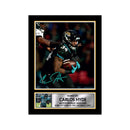 Carlos Hyde Limited Edition Football Signed Print - American Footballer