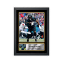 Carlos Hyde 2 Limited Edition Football Signed Print - American Footballer