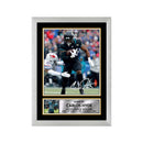 Carlos Hyde 2 Limited Edition Football Signed Print - American Footballer