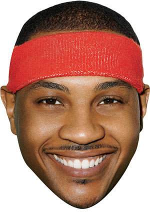 CARMELO ANTHONY JB - Basketball Star Fancy Dress Cardboard Celebrity Party Face Mask