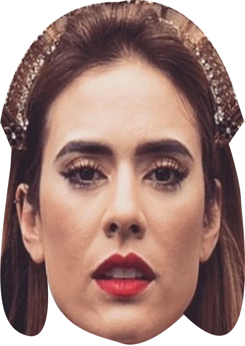 Carolina Ramírez Face Mask – Fancy Dress Cardboard Costume Mask – Carolina Ramírez Face Mask