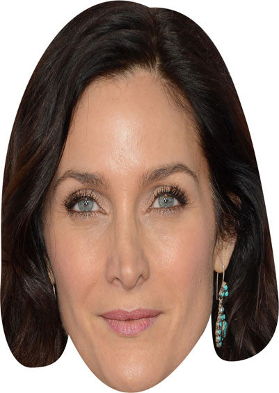 Carrie-Anne Moss Face Mask – Fancy Dress Cardboard Costume Mask