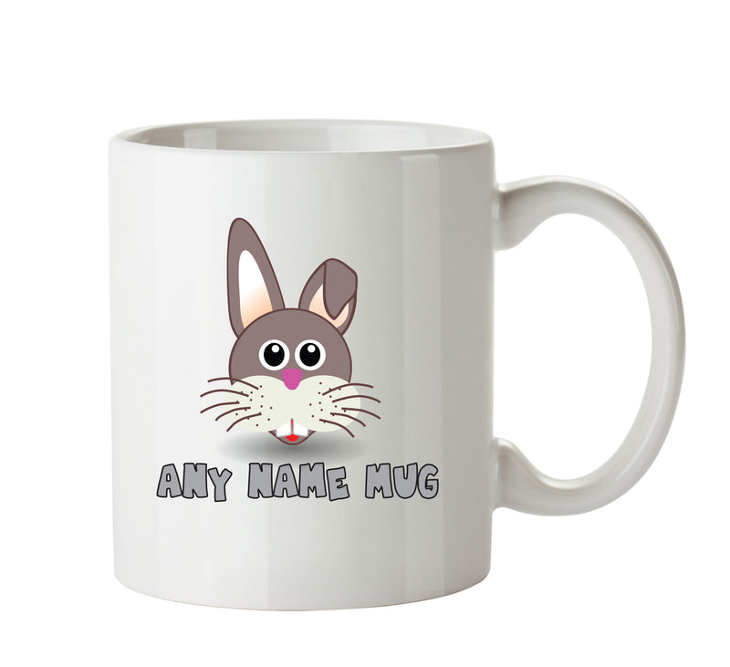 Personalised Bunny Head Mug CARTOON Mug Office Mug